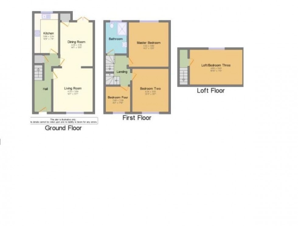 Floorplan for Gresham Street, Edge Hill, Liverpool