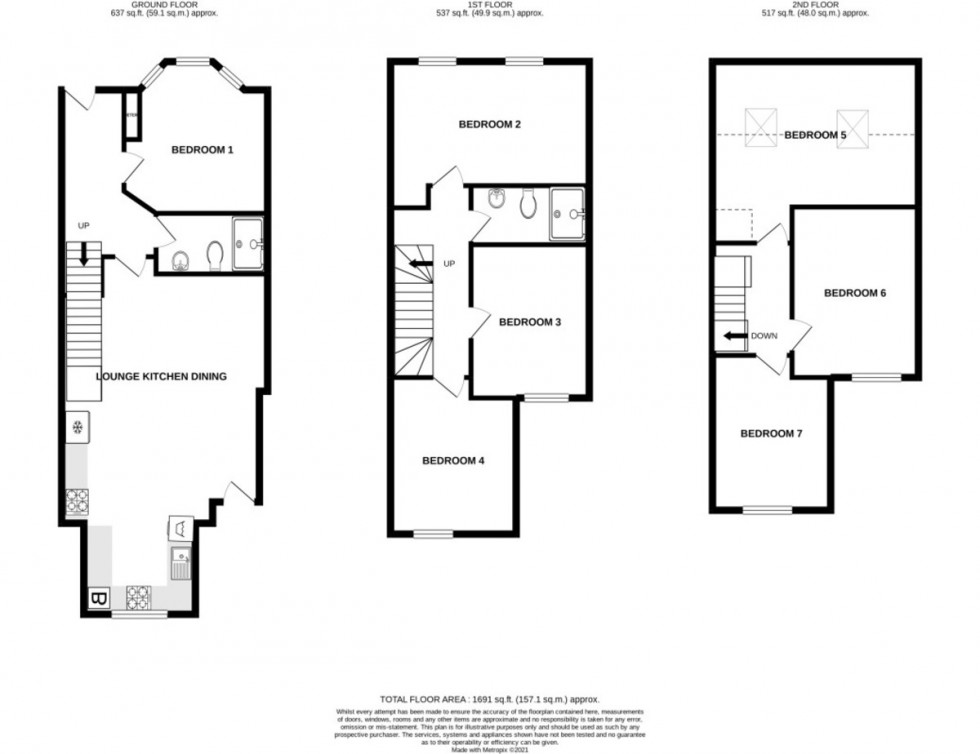 Floorplan for Halsbury Road, Kensington, Liverpool